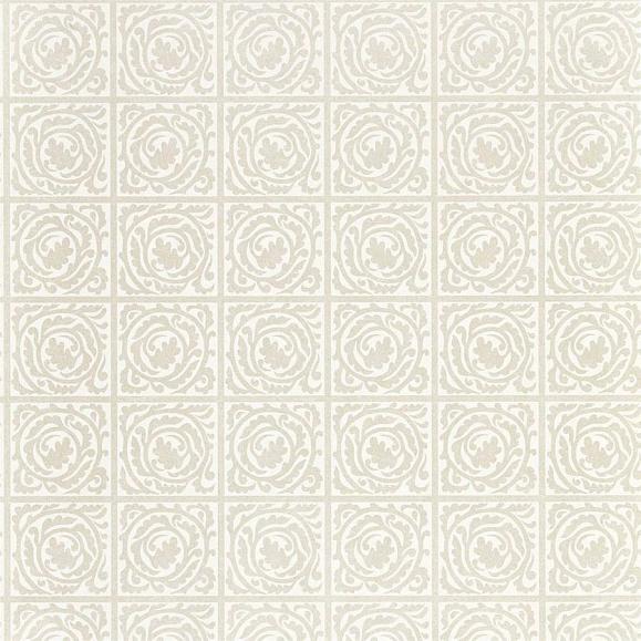 Обои Morris 216545 Pure Scroll White Clover