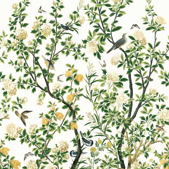 Панно Thibaut TM13666 Jardin Bloom Mural White