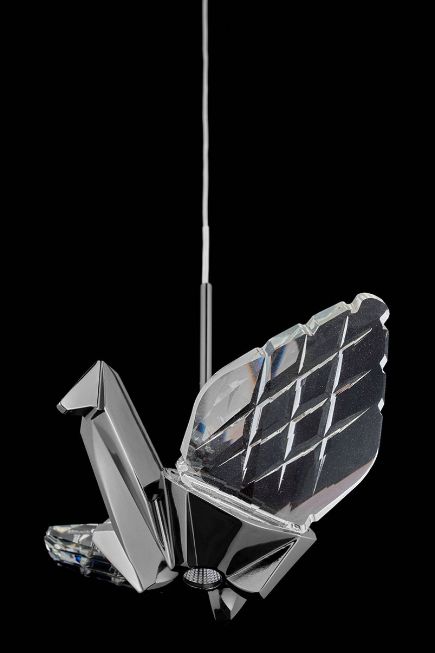 Подвесной светильник Alma LE7706/1S Black Chrome
