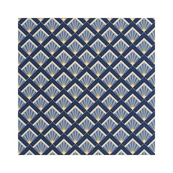 Обои Caselio 105316060 Effervescence Bleu d outre mer dore
