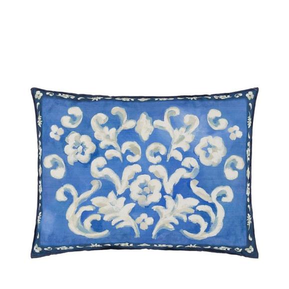 Подушка CCDG1496, Isolotto, Cobalt, Designers Guild 60 x 45см