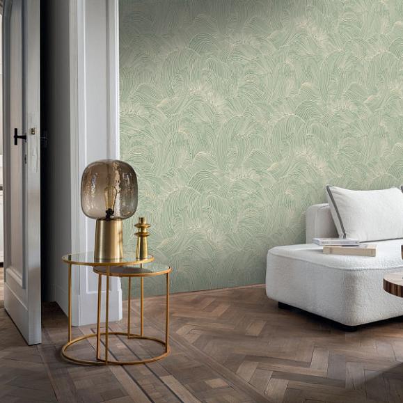 Обои Casamance 75902140 Marée haute Vert