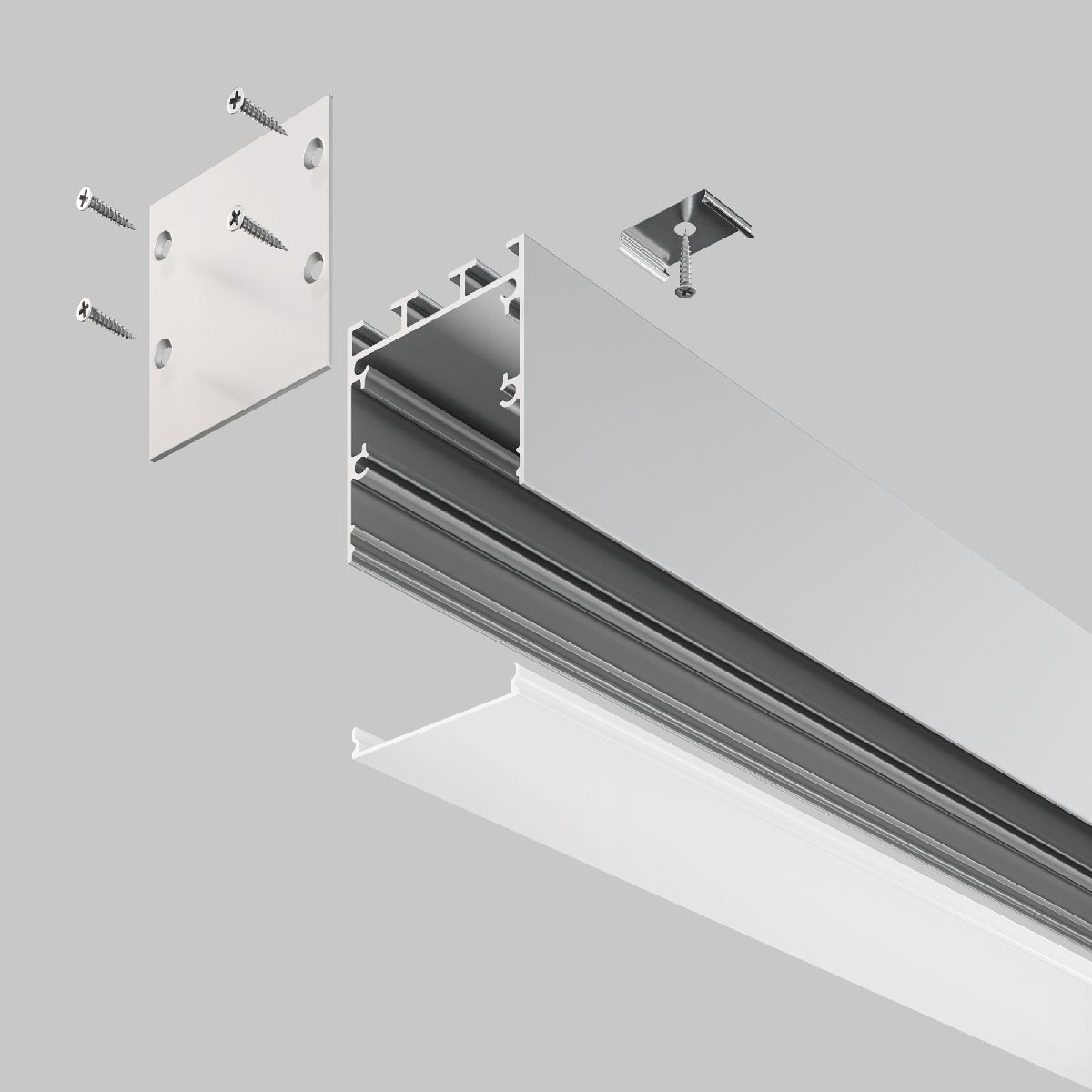Алюминиевый профиль Maytoni Led strip ALM-3535B-S-2M