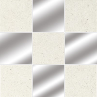 Kaleidoscope Bianco Ciete Mix Mat Мозаика 28,6х28,6 (куб 9,4х9,4)