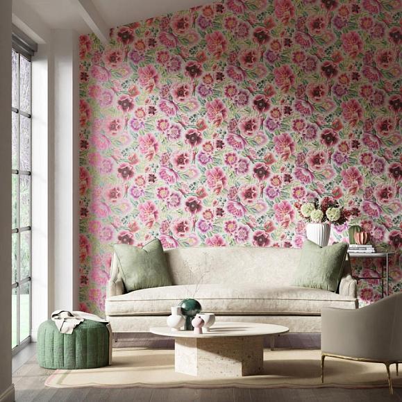 Обои Harlequin 112902 Marsha Powder/Peony/Magenta