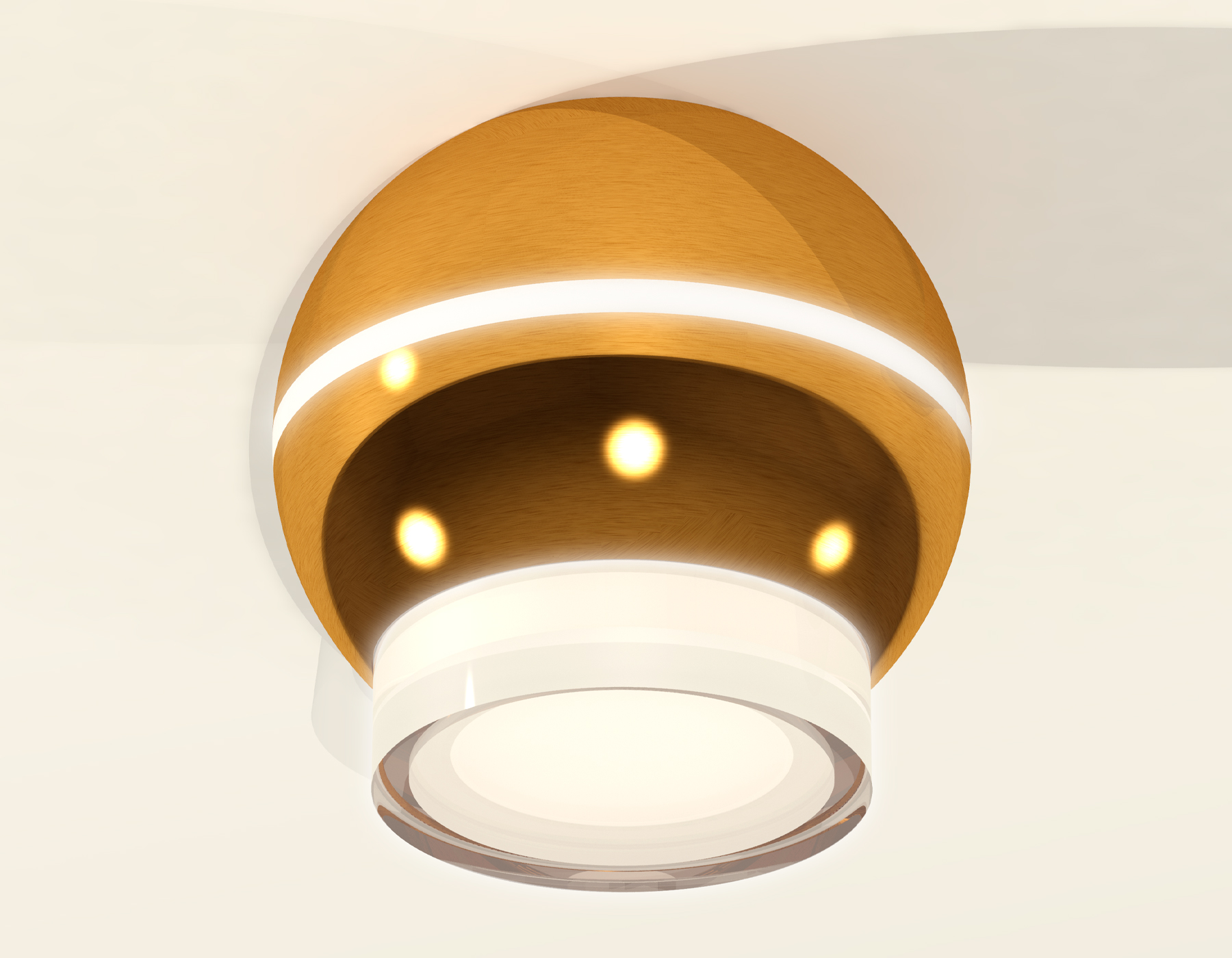 Накладной светильник с дополнительной подсветкой Ambrella Light Techno XS1105031 (C1105, N7160)