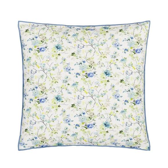 Подушка CCDG1489, Fiore d'Acqua, Delft, Designers Guild 50 x 50см