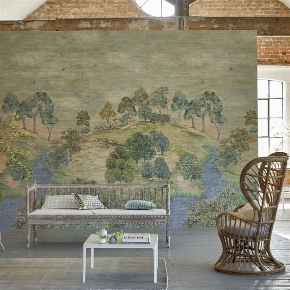 Панно Designers guild PDG1144/01 Bandipur Grasscloth Sky
