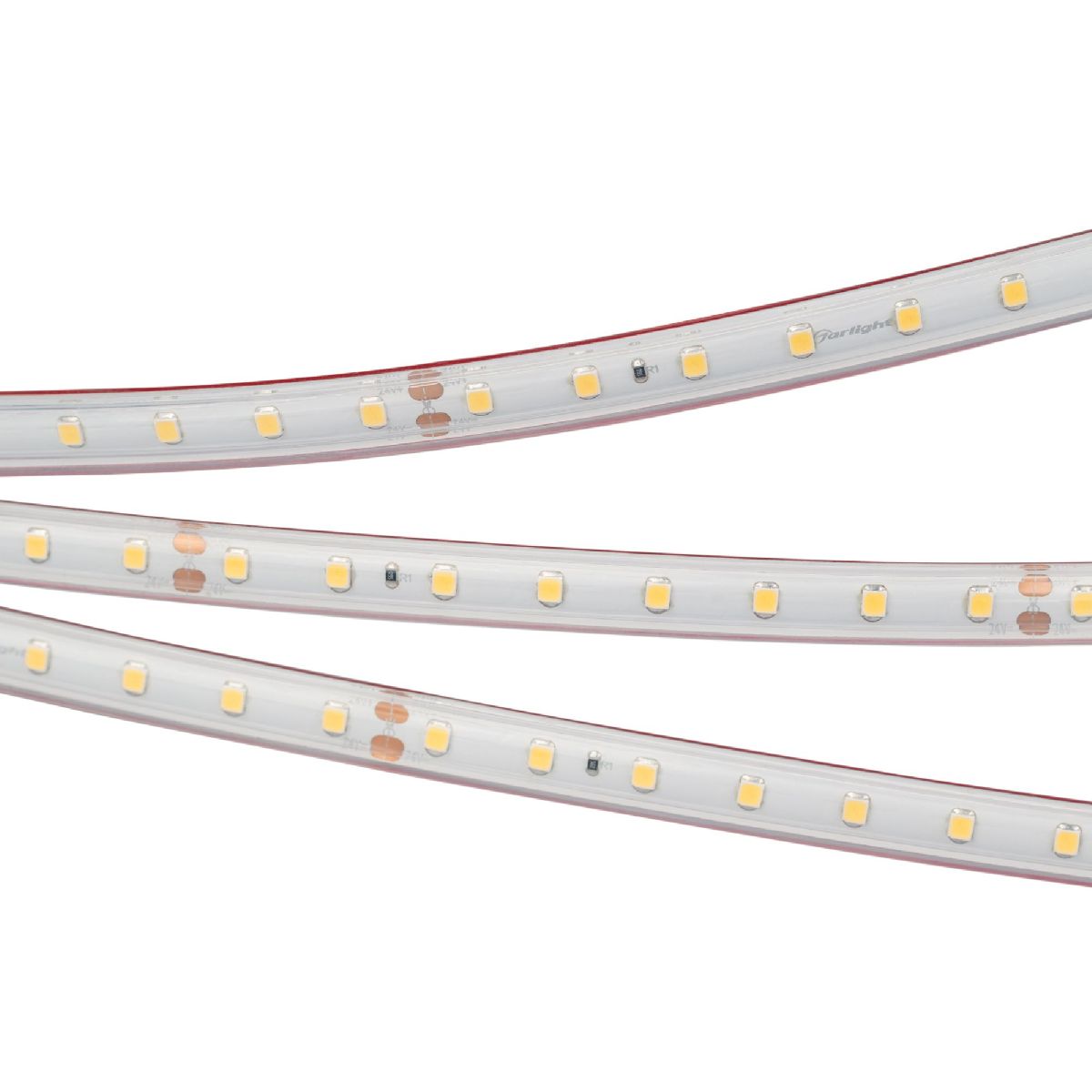 Светодиодная лента герметичная Arlight RTW-PS-A80-12mm 24V White6000 (4.8 W/m, IP67, TWP100, 5m) 045159