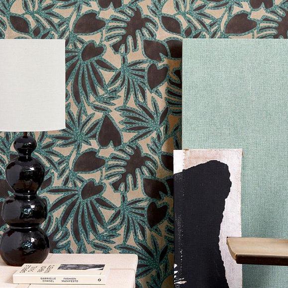 Обои Arte 57581 Botanis Nutmeg Teal