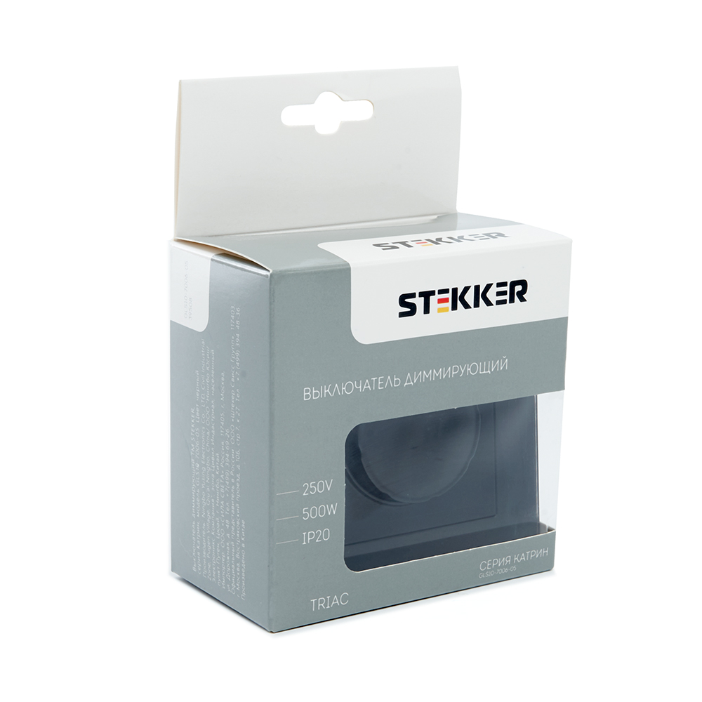 Выключатель диммирующий Stekker Катрин 39508
