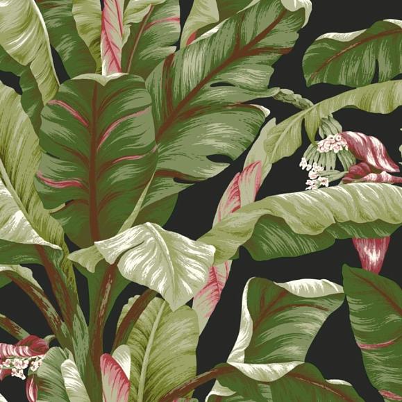 Обои York AT7071 Banana Leaf Black/Brights