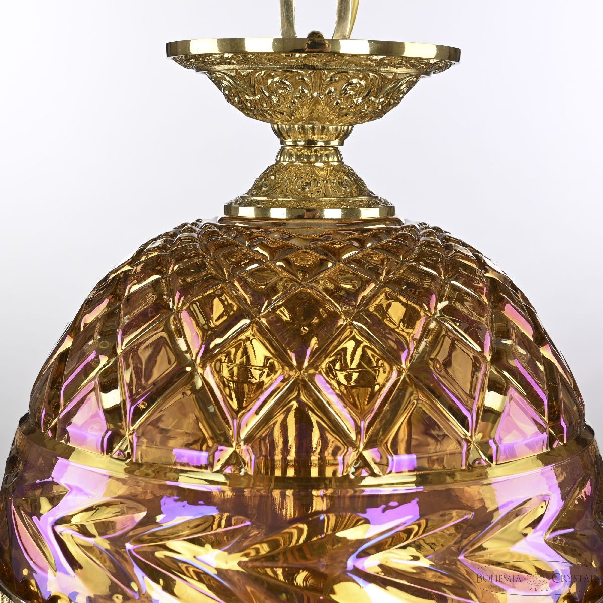 Подвесной светильник Bohemia Ivele Crystal 5680/22 G Shampan/M-1F
