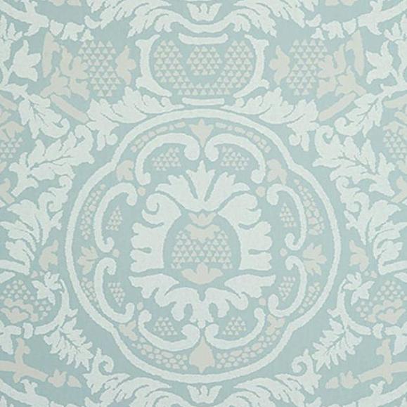 Обои Thibaut T10839 Earl Damask Robin's Egg