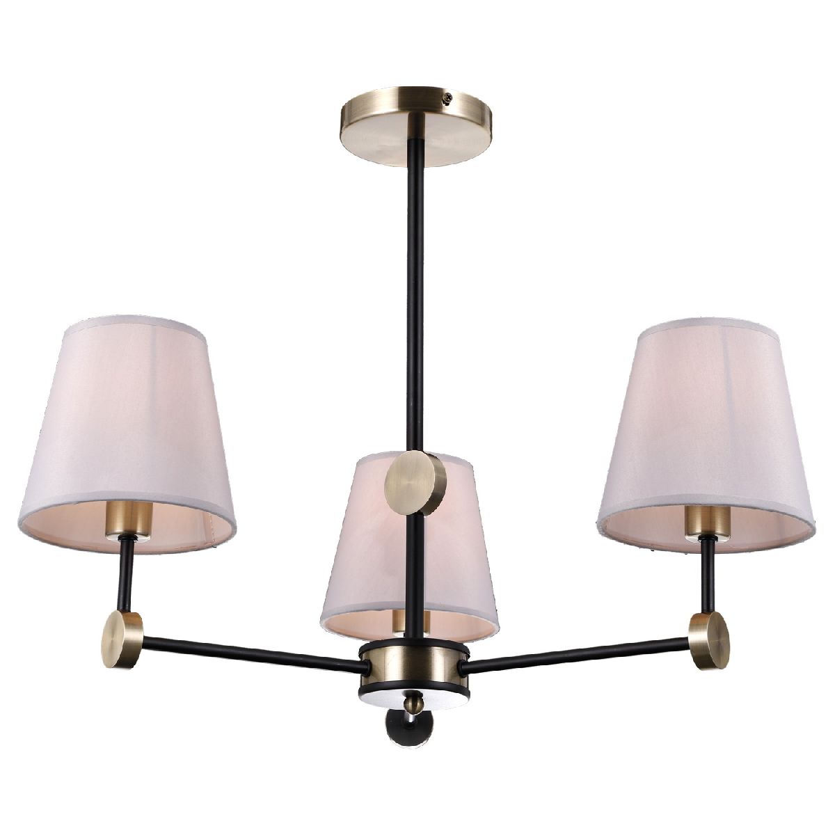 Люстра на штанге Illumico IL0394-3CSQ-24 BK AB CASTOR