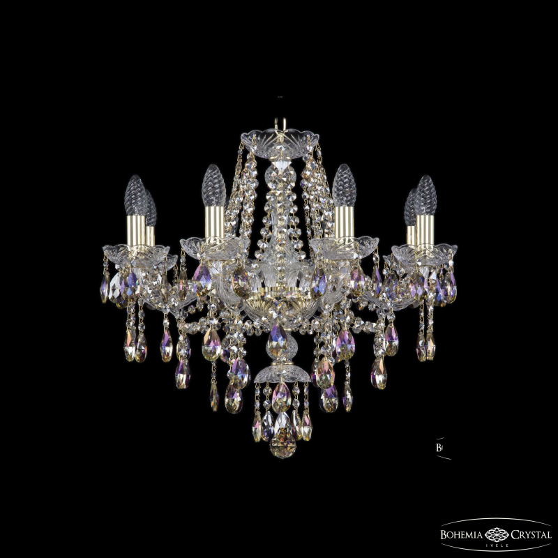 Подвесная люстра Bohemia Ivele Crystal 1415/8/200 G R801