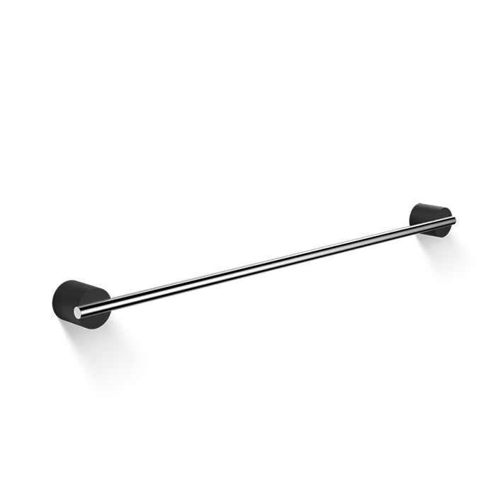 Decor Walther Black Stone HTE60 Полотенцедержатель 60см, подвесной, цвет: черный матовый / хром