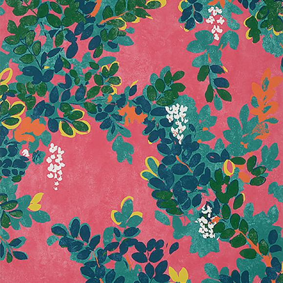Обои Thibaut T14332 Central Park Pink