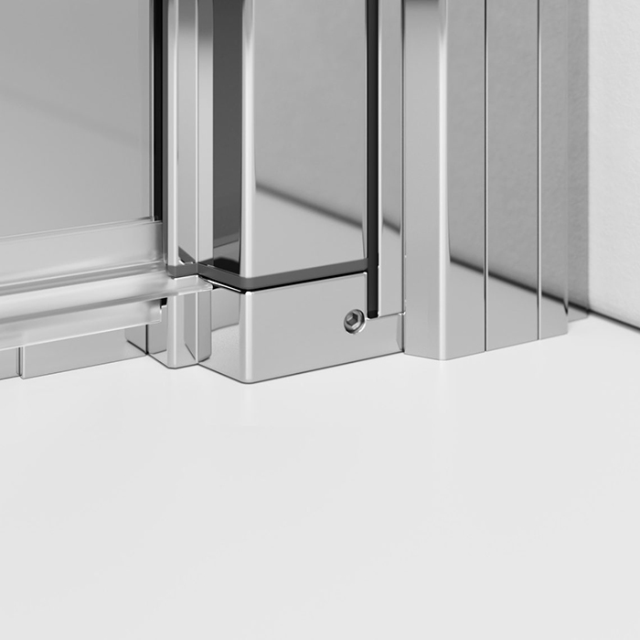 Radaway Nes PND II Шторка для ванны 100см, стекло прозрачное, покрытие Easy Clean, профиль: хром