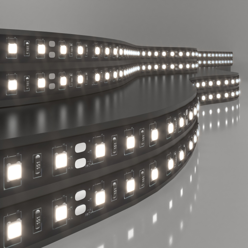 Светодиодная лента Elektrostandard 24V 14,4W 60Led 5050 IP20 дневной белый, Black, 5м 4690389172182 a053683