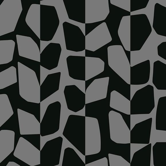 Обои York BW3894 Primitive Vines Metallic/Black