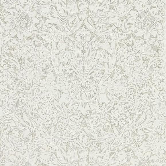 Обои Morris 216049 Pure Sunflower Chalk/Silver