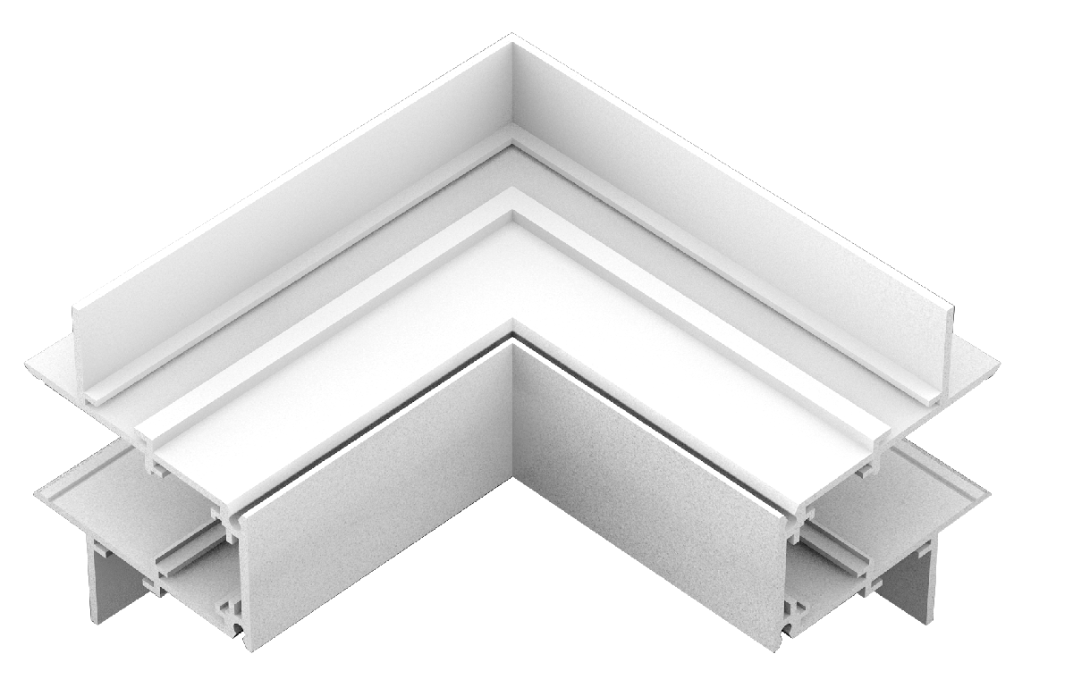 Внешний угловой соединитель iLedex Vision OUTTER CORNER CONNECT 4822-022-95/95-WH