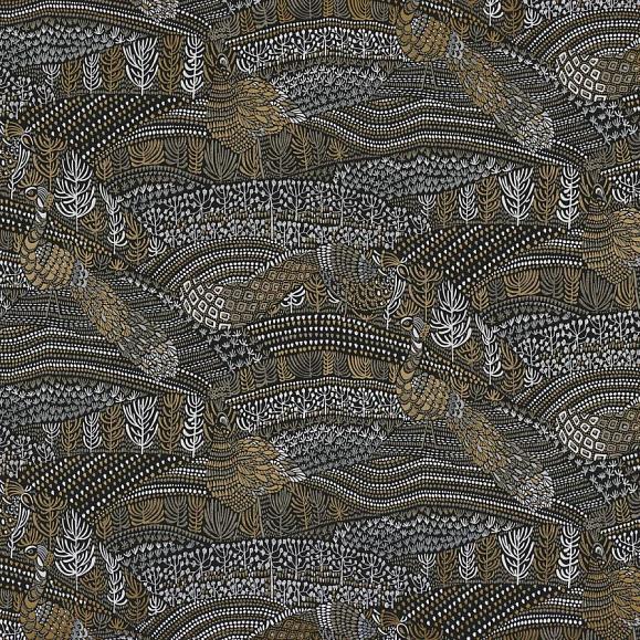 Обои Casamance 74330493 Eden Noir