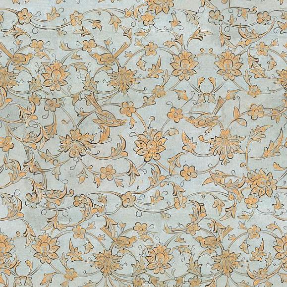 Обои Mind the gap WP30004 Backyard Flowering Ether Blue