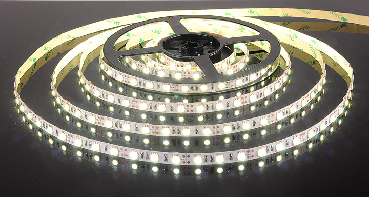 Светодиодная лента Elektrostandard 12V 14,4W 60Led 5050 IP20 холодный белый, 5м 4690389040177 a027838