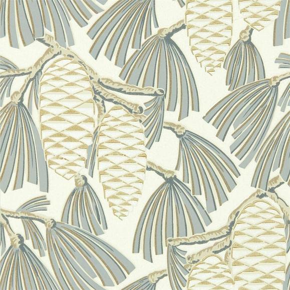 Обои Harlequin 112128 Foxley Platinum/Gold
