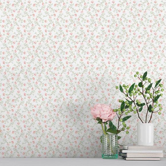 Обои Aura 1905-5 Petit Flowers Green