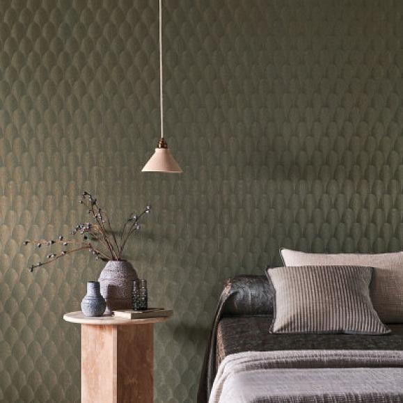 Обои Casamance 75781834 Tourmaline Vert de gris