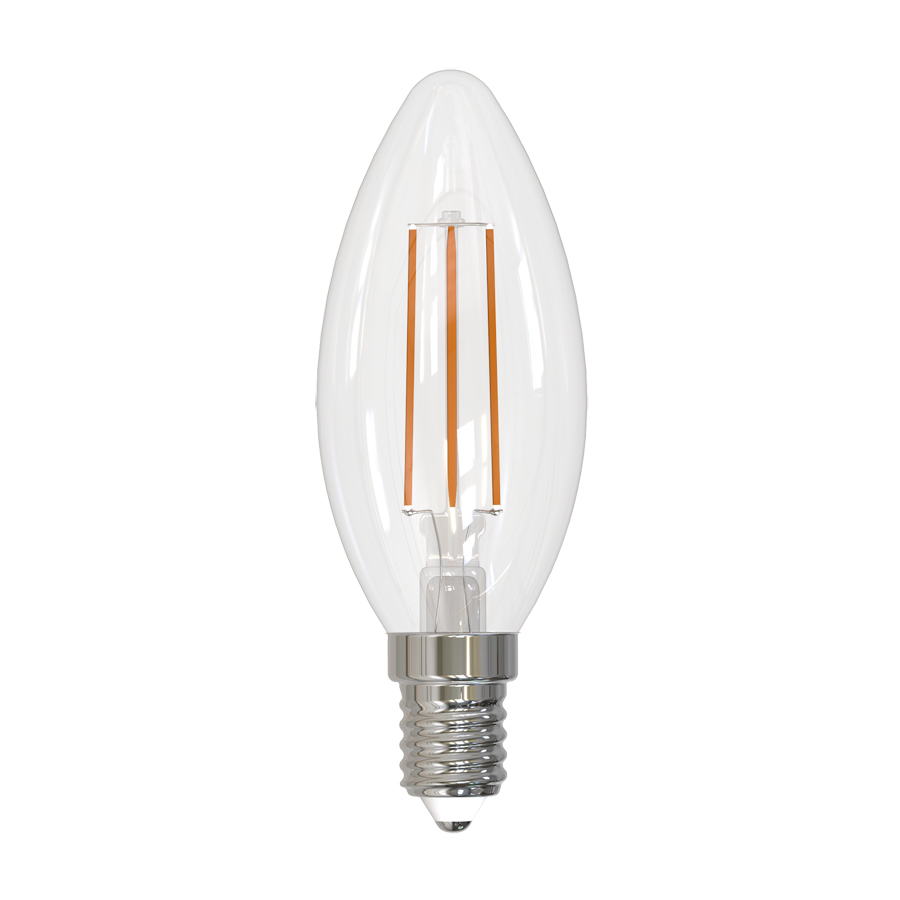 Лампа светодиодная Volpe Optima LED-C35-5W/4000K/E14/CL/SLF UL-00008325