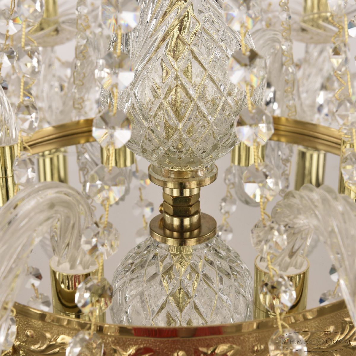Подвесная люстра Bohemia Ivele Crystal 1451/8/160/250 G
