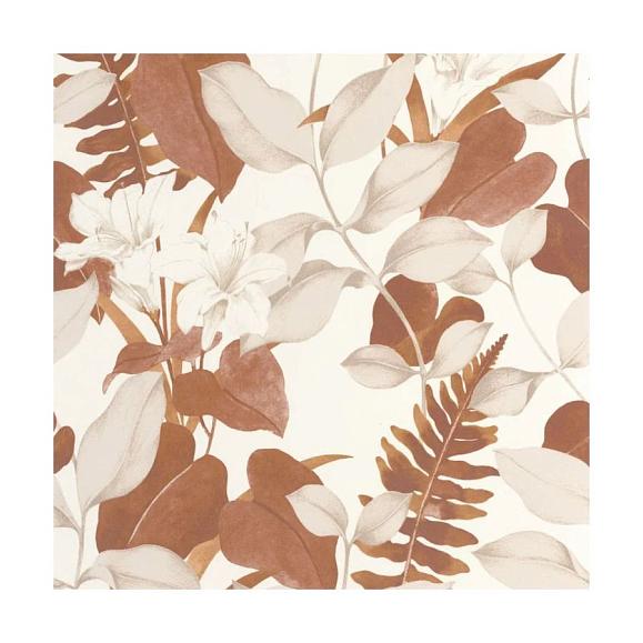 Обои Casadeco 200263443 Royal Lily Terre de sienne
