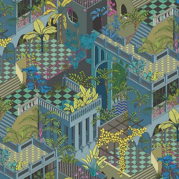 Обои Cole & Son 105/4018 Miami