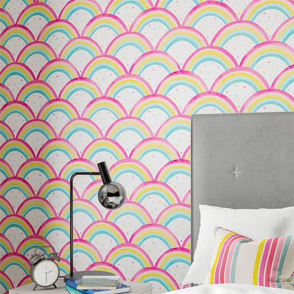Обои Harlequin 112645 Rainbow Brights Cherry/Blossom/Pineapple/Sky