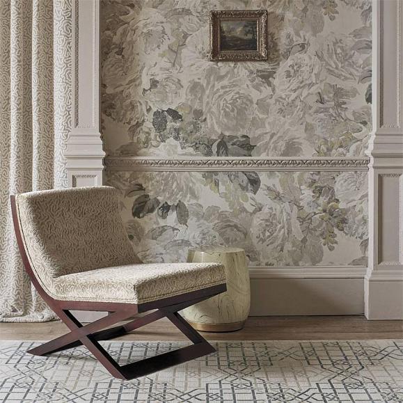 Обои Zoffany 312853 Rose Absolute Linen/Gold
