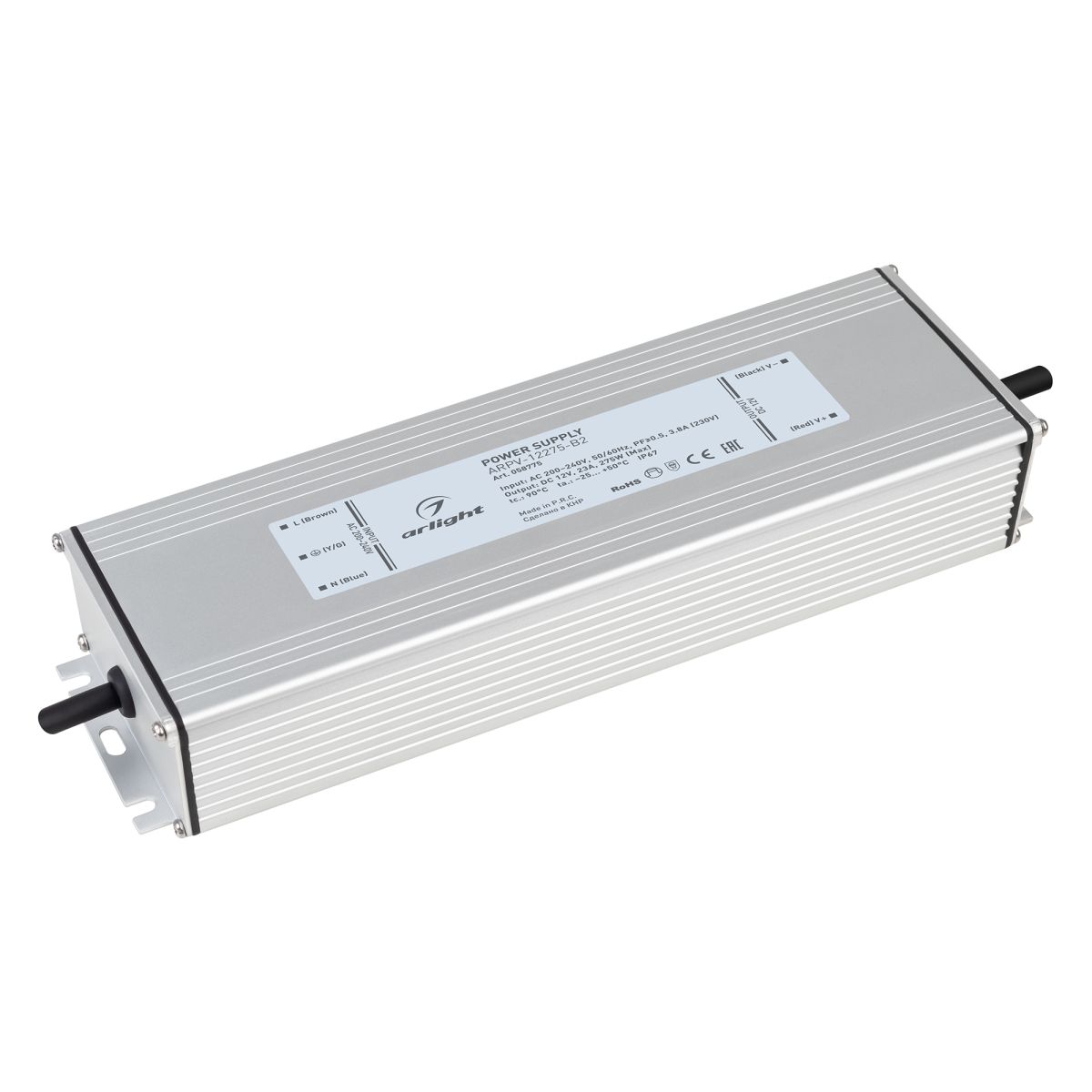 Блок питания Arlight ARPV-12275-B2 (12V, 23A, 275W) (IP67 Металл) 058775