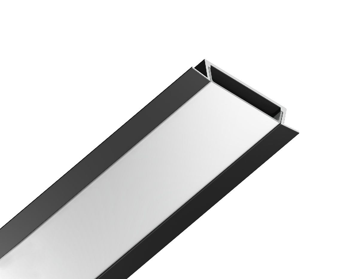 Алюминиевый встраиваемый профиль Ambrella Light Alum Profile GP1100BK
