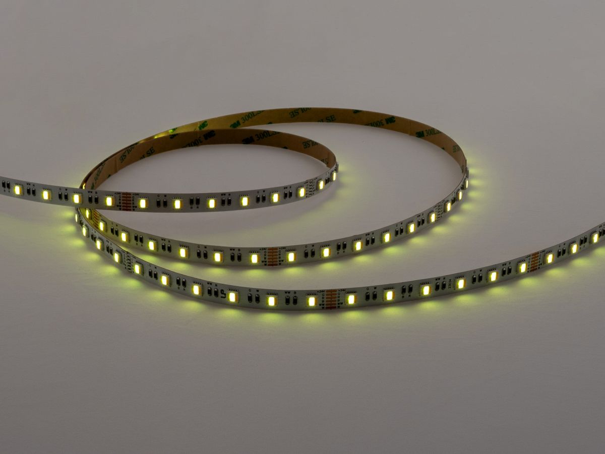Светодиодная лента LEDS POWER 5050 60/м (19,2Вт/м) 24В RGB+CCT 005980