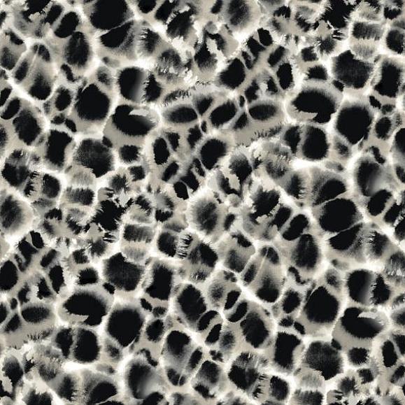 Обои York HO2164 Leopard Rosettes Black/Linen