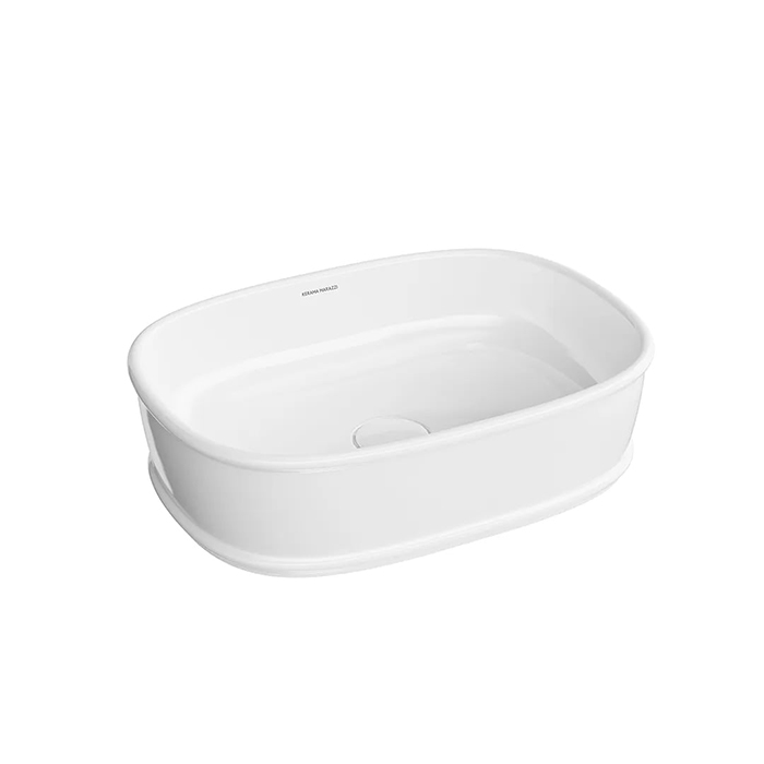Kerama Marazzi Circo Раковина 50х36х13.5см., накладная, без отв., без перелива, цвет: белый глянцевый