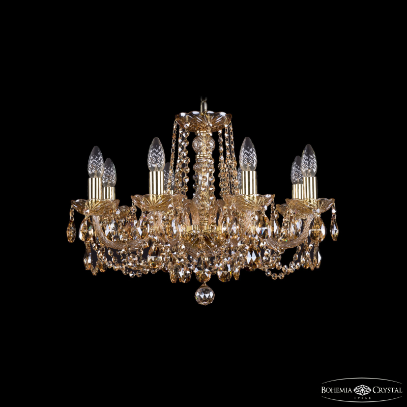 Подвесная люстра Bohemia Ivele Crystal 1402/8/195 G M721