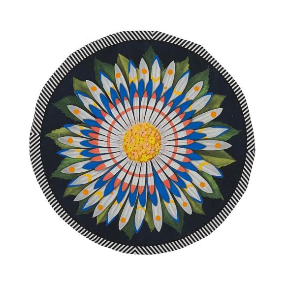 Подушка CCCL0646, Fleur Fardee, Fleuve, Christian Lacroix 45 x 45см