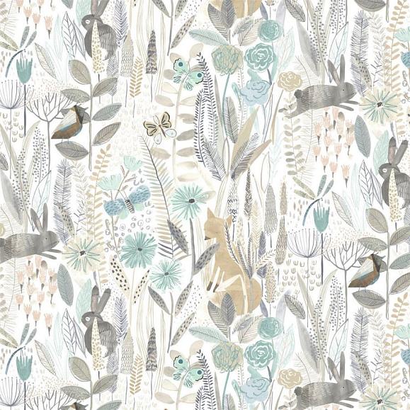 Обои Harlequin 112634 Hide And Seek Linen/Duck Egg/Stone