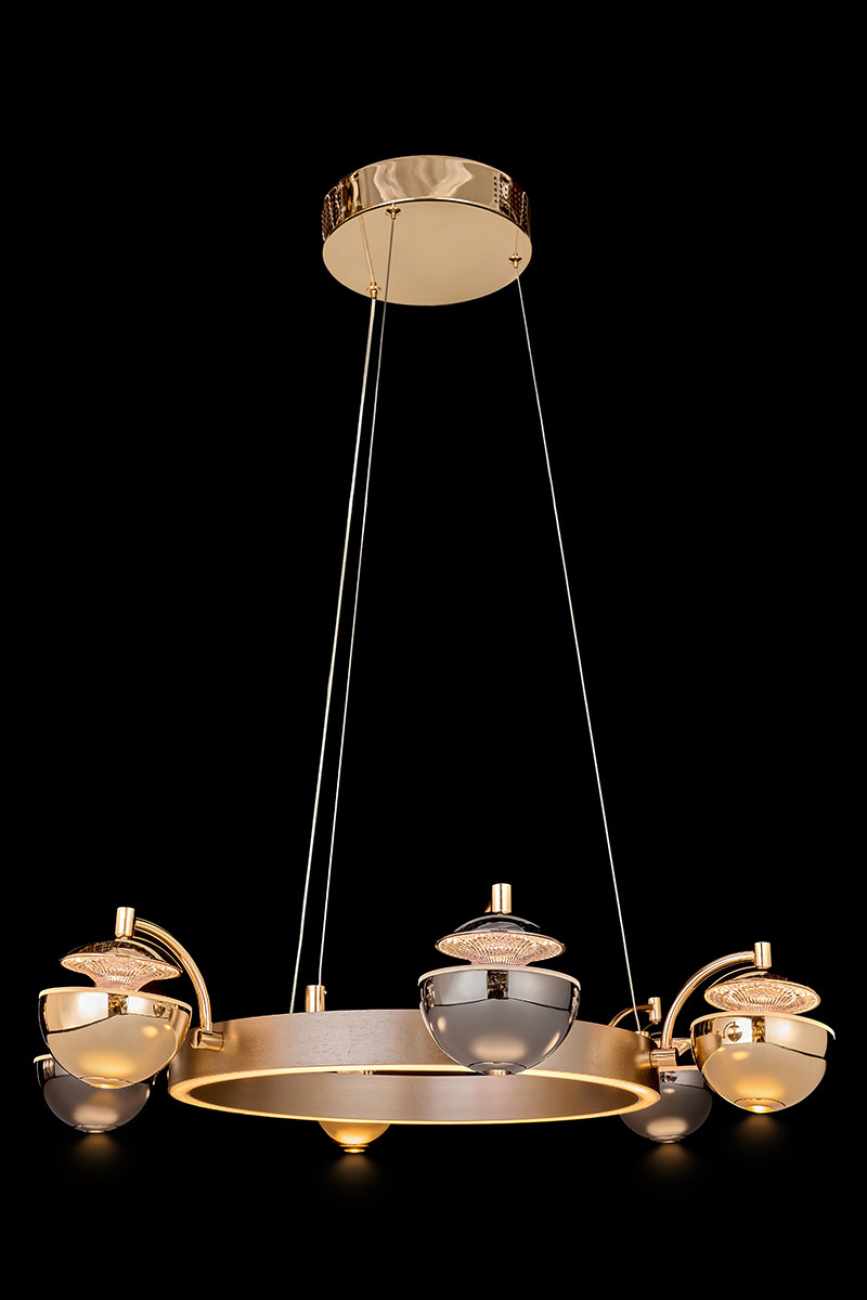 Подвесная люстра Jelly LE7711/6 Gold/Black Chrome