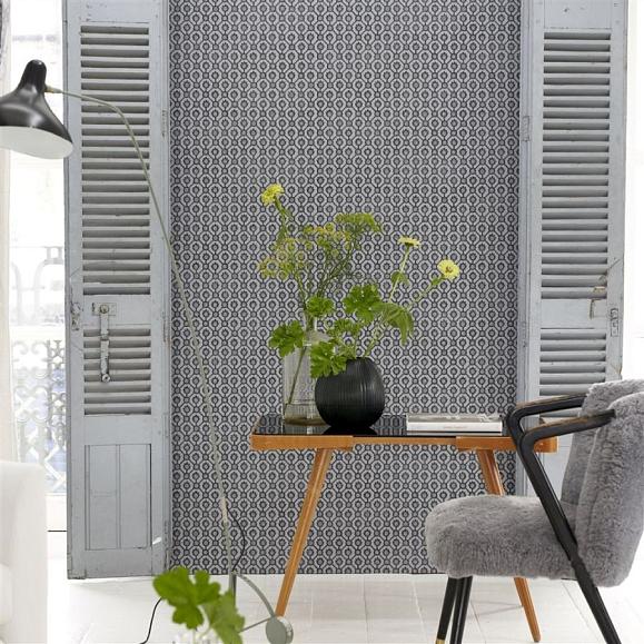 Обои Designers Guild PDG1150/05 Jaal Graphite