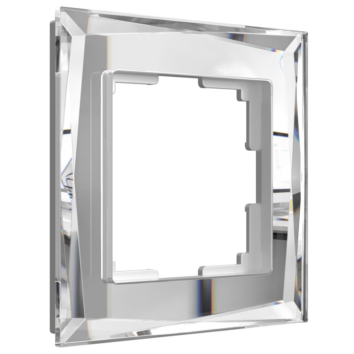 Рамка на 1 пост Werkel Diamant зеркальный W0011220 4690389158803
